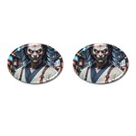 Demon Samurai Cufflinks (Oval)