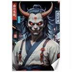 Demon Samurai Canvas 12  x 18 