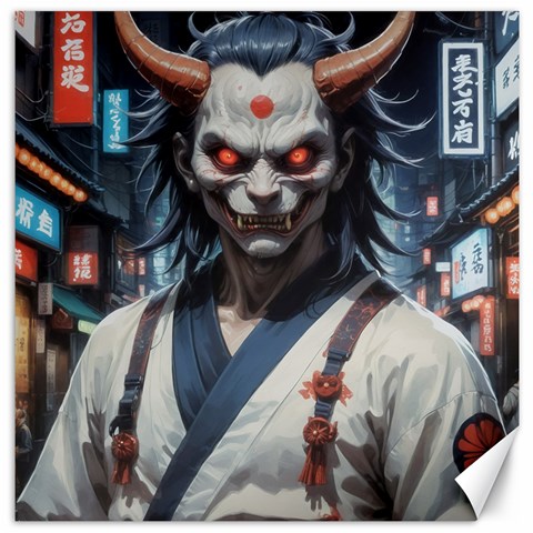 Demon Samurai Canvas 16  x 16  from ArtsNow.com 15.2 x15.41  Canvas - 1