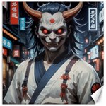 Demon Samurai Canvas 16  x 16 