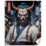 Demon Samurai Canvas 16  x 20 