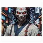 Demon Samurai Large Glasses Cloth (2 Sides)