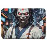 Demon Samurai Large Doormat