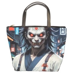 Demon Samurai Bucket Bag from ArtsNow.com Front