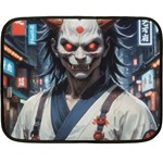 Demon Samurai Fleece Blanket (Mini)