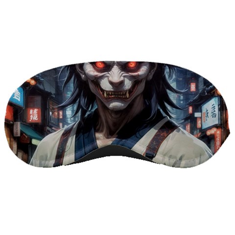 Demon Samurai Sleep Mask from ArtsNow.com Front