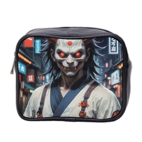 Demon Samurai Mini Toiletries Bag (Two Sides) from ArtsNow.com Front