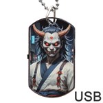 Demon Samurai Dog Tag USB Flash (Two Sides)