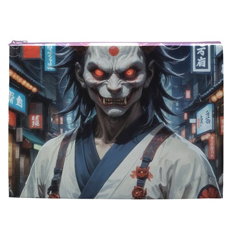 Demon Samurai Cosmetic Bag (XXL) from ArtsNow.com Front