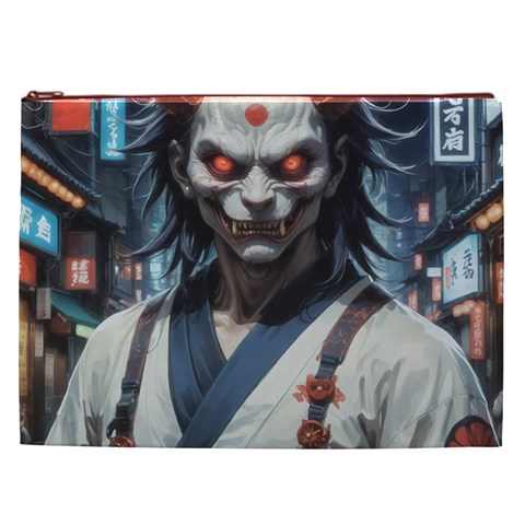 Demon Samurai Cosmetic Bag (XXL) from ArtsNow.com Front