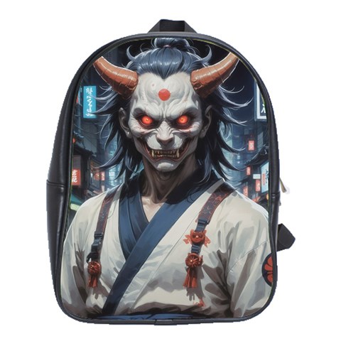 Demon Samurai School Bag (XL) from ArtsNow.com Front