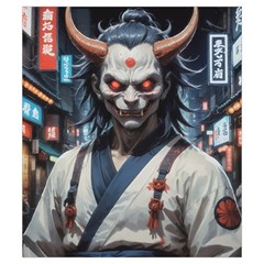 Demon Samurai Drawstring Pouch (Small) from ArtsNow.com Front