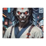 Demon Samurai Two Sides Premium Plush Fleece Blanket (Mini)