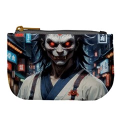 Demon Samurai Large Coin Purse from ArtsNow.com Front