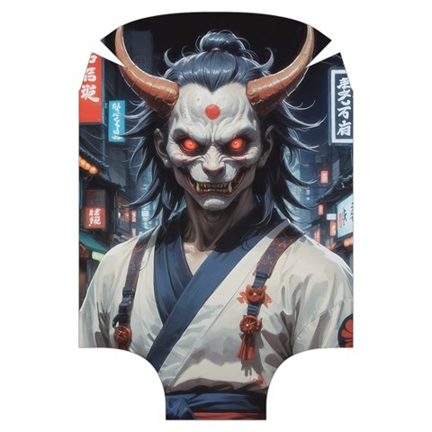 Demon Samurai Luggage Cover (Large) from ArtsNow.com Back