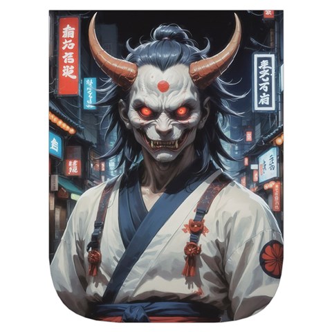 Demon Samurai Waist Pouch (Small) from ArtsNow.com Front Pocket