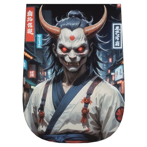 Demon Samurai Wristlet Pouch Bag (Small) from ArtsNow.com Right Side