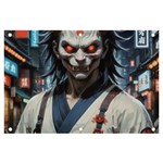 Demon Samurai Banner and Sign 6  x 4 