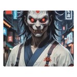 Demon Samurai Premium Plush Fleece Blanket (Large)