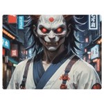 Demon Samurai Premium Plush Fleece Blanket (Extra Small)