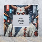 Demon Samurai White Wall Photo Frame 5  x 7 