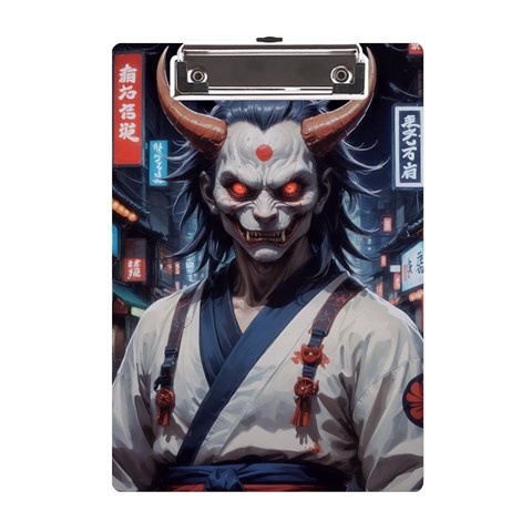 Demon Samurai A5 Acrylic Clipboard from ArtsNow.com Front