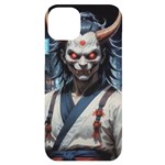 Demon Samurai iPhone 14 Plus Black UV Print Case