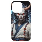 Demon Samurai iPhone 14 Pro Max Black UV Print Case