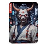 Demon Samurai Rectangular Glass Fridge Magnet (4 pack)