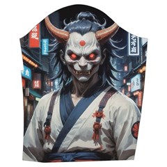 Demon Samurai Men s Pullover Zip Ski and Snowboard Waterproof Breathable Jacket from ArtsNow.com Sleeve Right