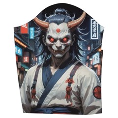 Demon Samurai Men s Pullover Zip Ski and Snowboard Waterproof Breathable Jacket from ArtsNow.com Sleeve Left