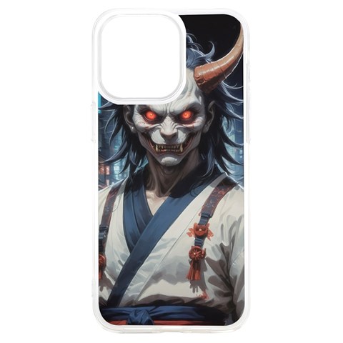 Demon Samurai iPhone 15 Plus TPU UV Print Case from ArtsNow.com Front