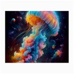 Cosmic Jellyfish Artwork Small Glasses Cloth (2 Sides)