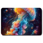 Cosmic Jellyfish Artwork Large Doormat