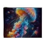 Cosmic Jellyfish Artwork Cosmetic Bag (XL)