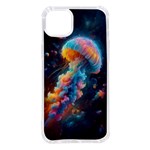 Cosmic Jellyfish Artwork iPhone 14 Plus TPU UV Print Case