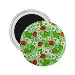 Strawberries Pattern Seamless 2.25  Magnets