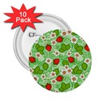 Strawberries Pattern Seamless 2.25  Buttons (10 pack) 