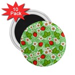 Strawberries Pattern Seamless 2.25  Magnets (10 pack) 