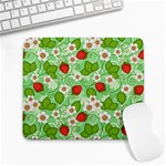 Strawberries Pattern Seamless Large Mousepad