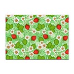 Strawberries Pattern Seamless Sticker A4 (10 pack)