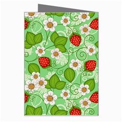 Strawberries Pattern Seamless Greeting Card from ArtsNow.com Right