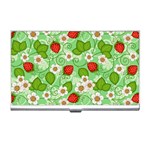 Strawberries Pattern Seamless Business Card Holder