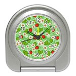 Strawberries Pattern Seamless Travel Alarm Clock