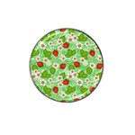 Strawberries Pattern Seamless Hat Clip Ball Marker