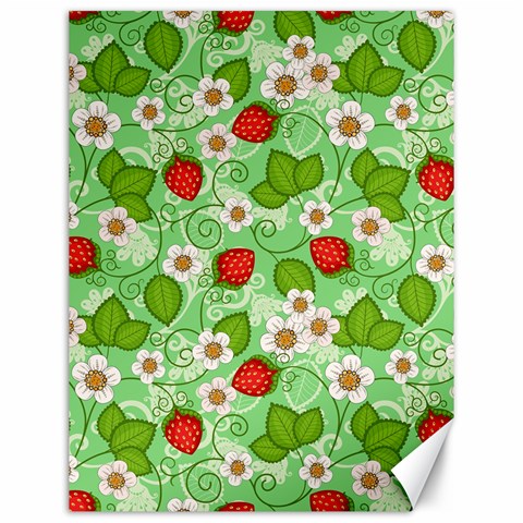 Strawberries Pattern Seamless Canvas 12  x 16  from ArtsNow.com 11.86 x15.41  Canvas - 1