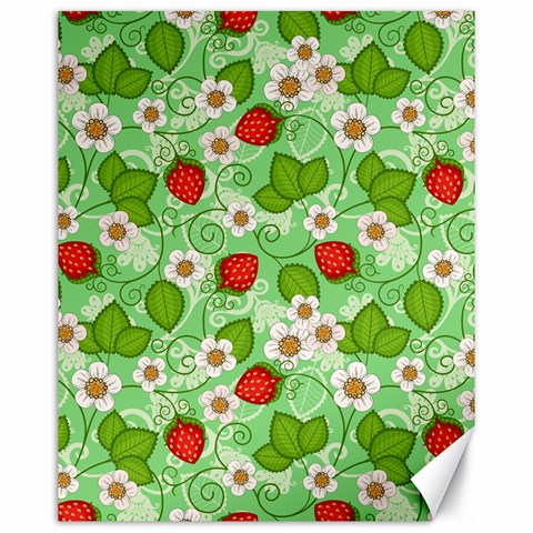 Strawberries Pattern Seamless Canvas 16  x 20  from ArtsNow.com 15.75 x19.29  Canvas - 1