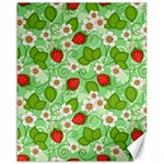 Strawberries Pattern Seamless Canvas 16  x 20 