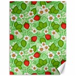 Strawberries Pattern Seamless Canvas 18  x 24 