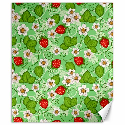 Strawberries Pattern Seamless Canvas 20  x 24  from ArtsNow.com 19.57 x23.15  Canvas - 1